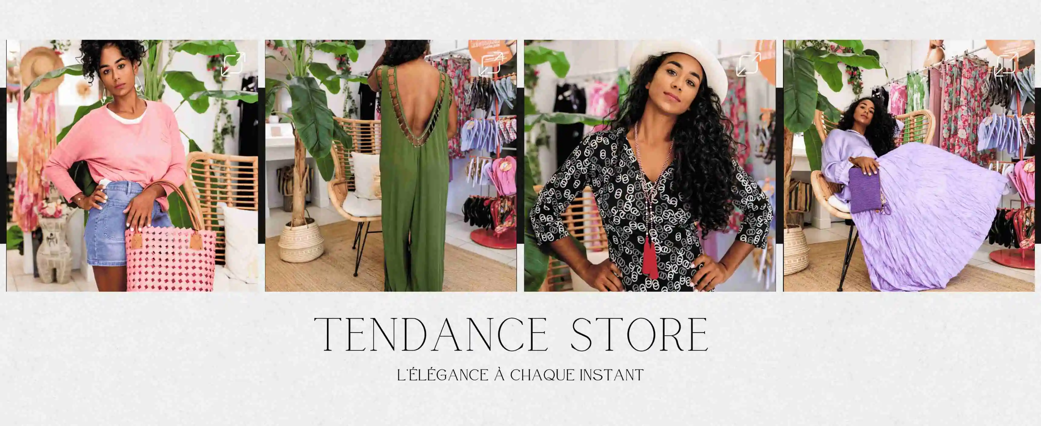 Boutique Tendance Store - spécialisée dans les vêtements premium et accessoires élégants pour femme.