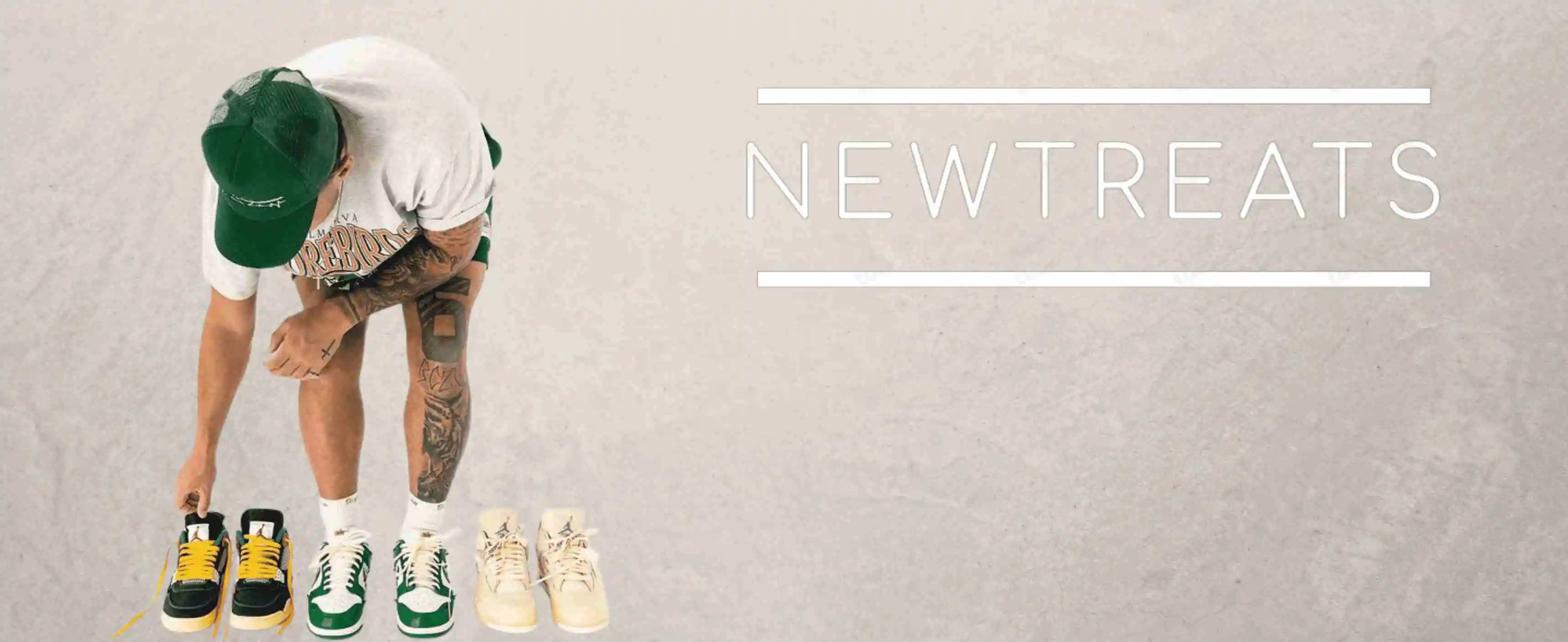 Boutique NewTreats - spécialisée dans les chaussures sneakers de marque, alliant style et confort.