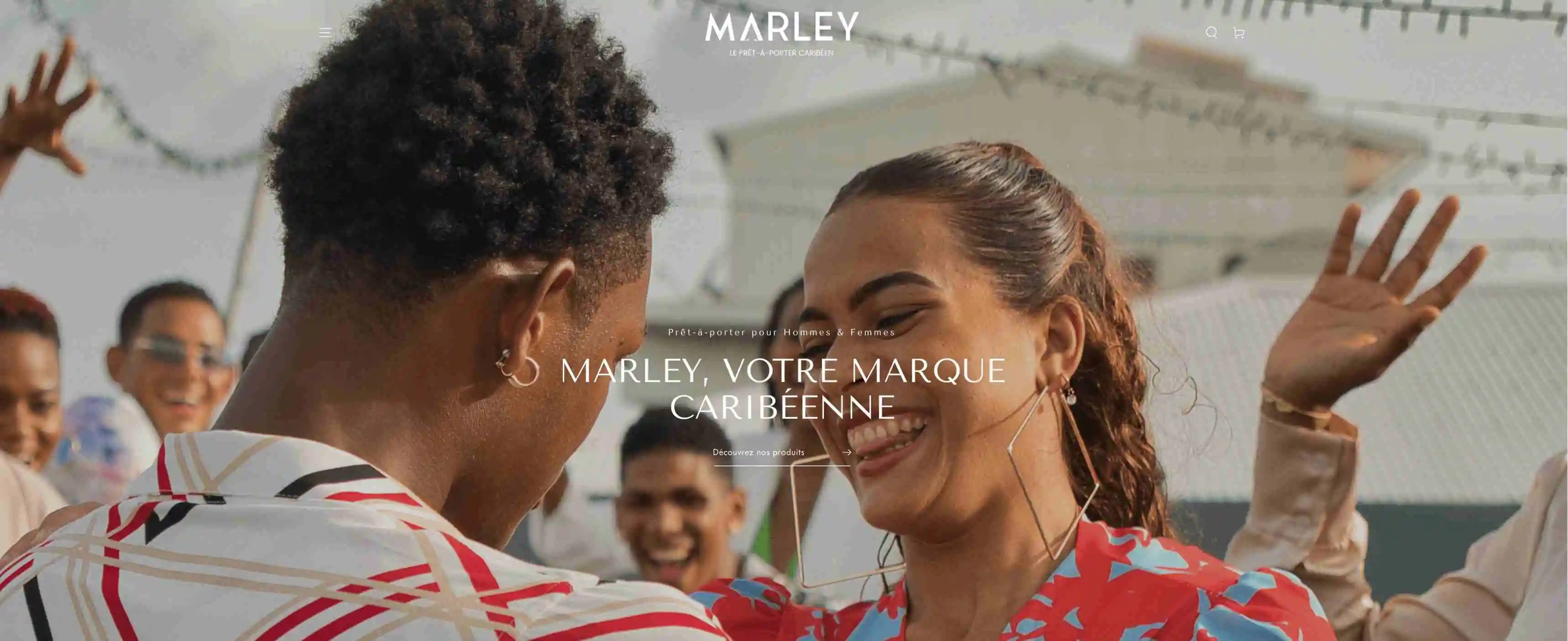 Boutique Marley - vêtements fashion pour hommes et femmes, styles tendance avec livraison en Martinique.
