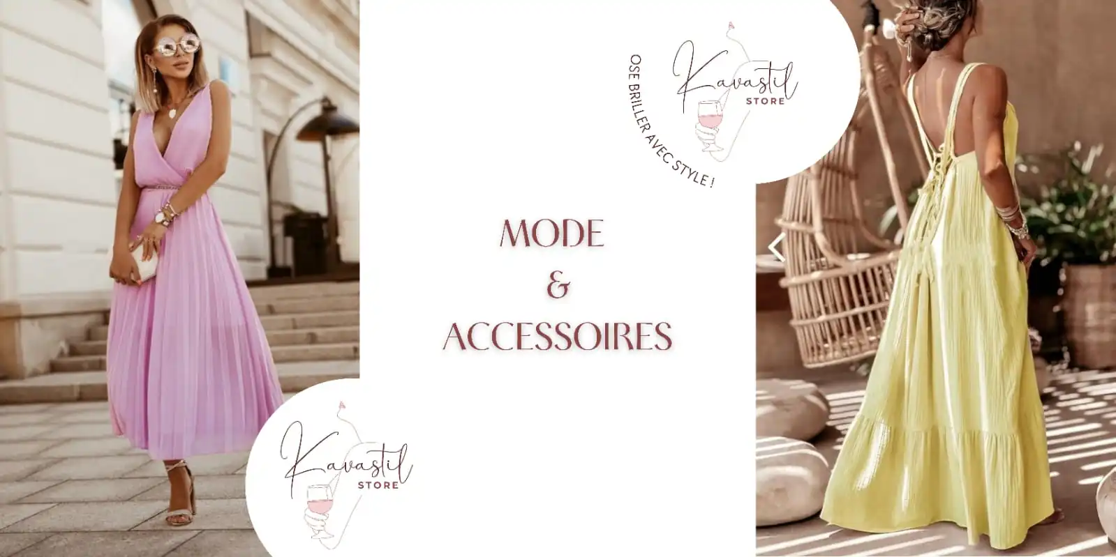 Boutique de mode Kavastil vêtement femme en Martinique - vêtements neufs tendance, robes, accessoires et tenues chics pour un style unique.